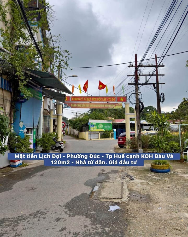 Nhà mặt tiền Lịch Đợi, Phường Đúc, TP Huế 120m² giá 2 tỷ - Đầu tư sinh lời!