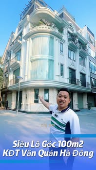 Shophouse góc đắc địa tại KĐT Văn Quán 100m² - Thiết kế sang trọng, sẵn sàng giao dịch!