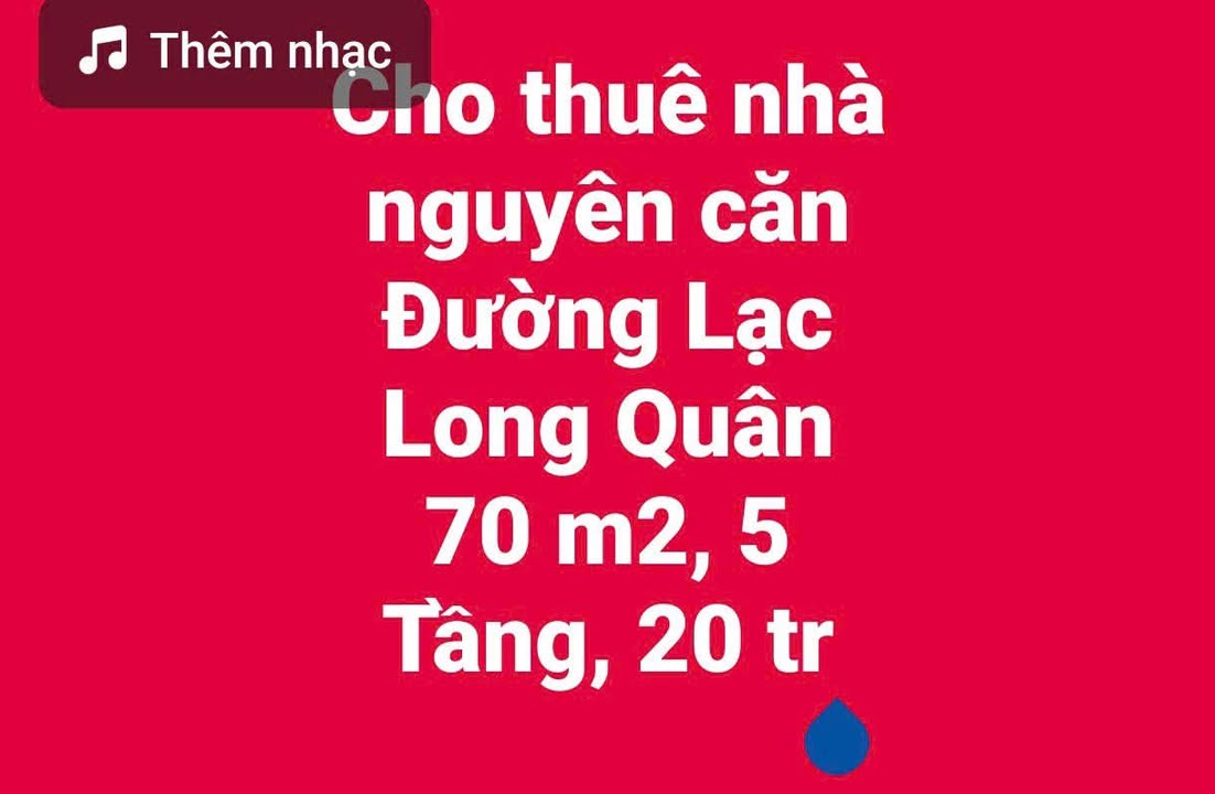 Cho thuê nhà 5 tầng tại ngõ 218 Lạc Long Quân, Tây Hồ - 20 triệu/tháng, ô tô đỗ cửa!
