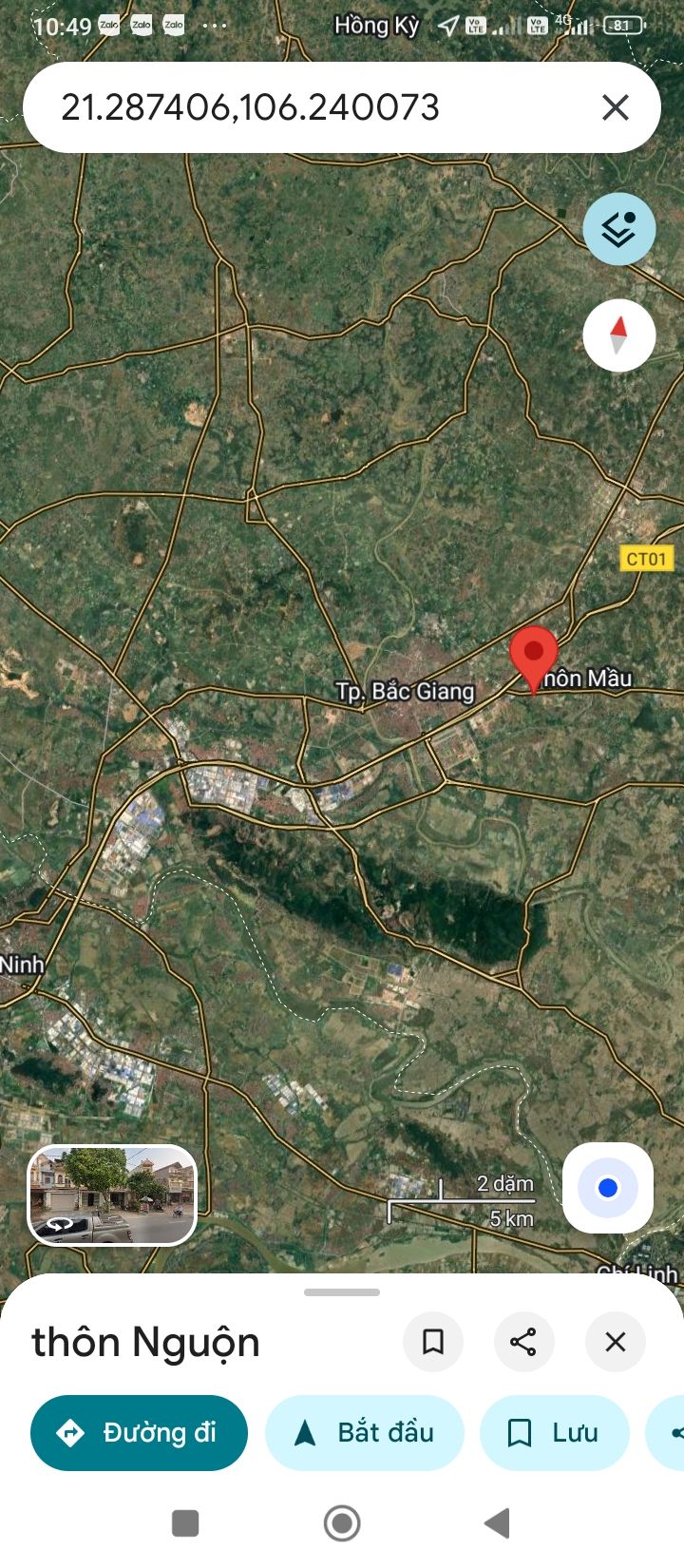 Đất nền mặt tiền Quốc lộ 31, Dĩnh Trì, Bắc Giang 90m² giá 2 tỷ - Cơ hội đầu tư sinh lời!