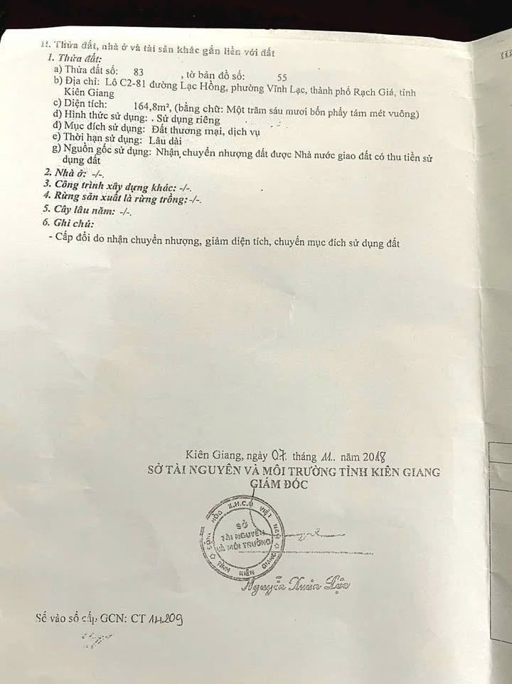 Đất nền góc đường Lạc Hồng, Rạch Giá, 165m² - Đầu tư sinh lời ngay!