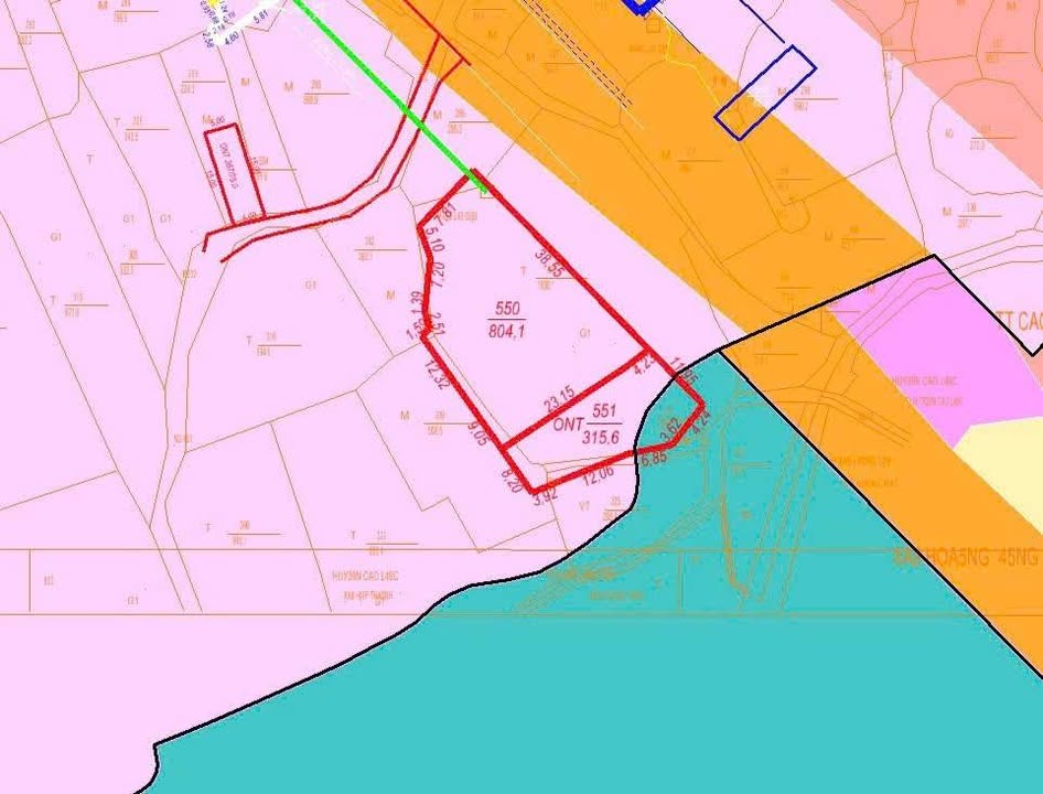 Đất mặt tiền đường 1A, Lạng Sơn 550m² giá 12.375 tỷ - Cơ hội đầu tư sinh lời!