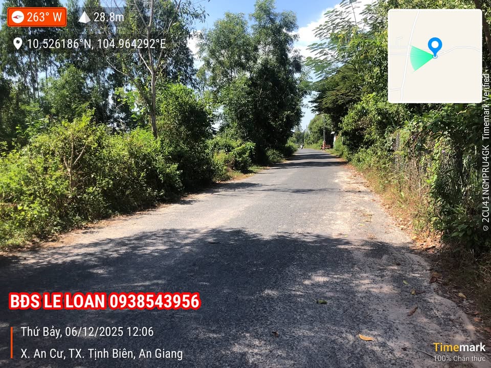 Đất nền mặt tiền đường HLộ 13, Tịnh Biên, 300m² - Đầu tư sinh lời ngay!