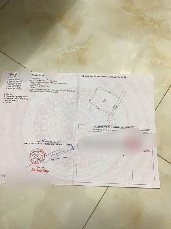 Lô đất vườn 450m² tại Phấn Sơn, Bắc Giang - Đầu tư sinh lời, pháp lý rõ ràng!