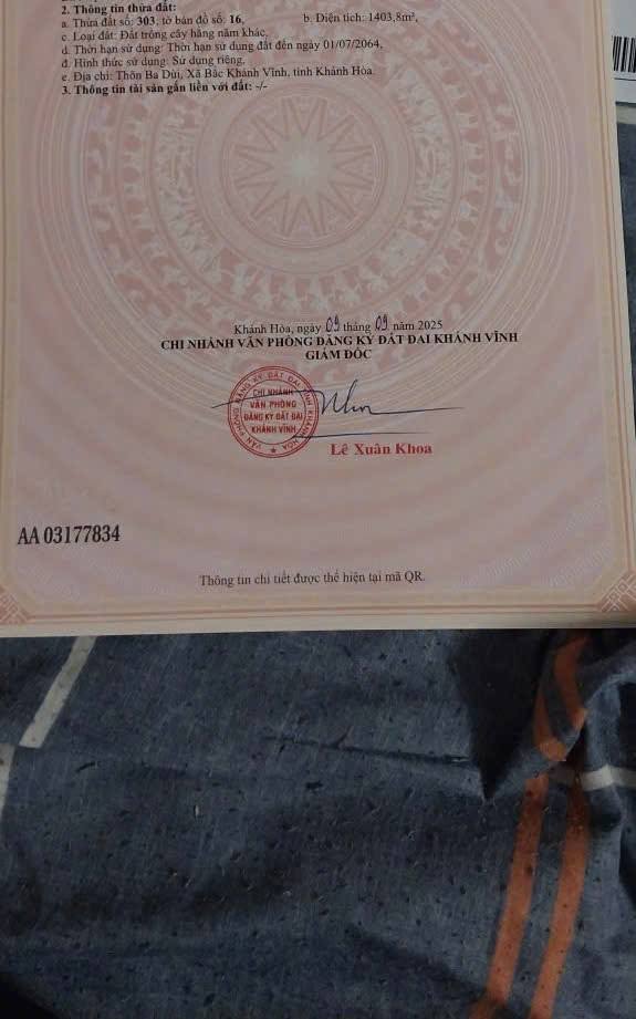 Đất vườn Khánh Bình, Khánh Vĩnh 1400m² giá chỉ 250 triệu - Cơ hội đầu tư hấp dẫn!