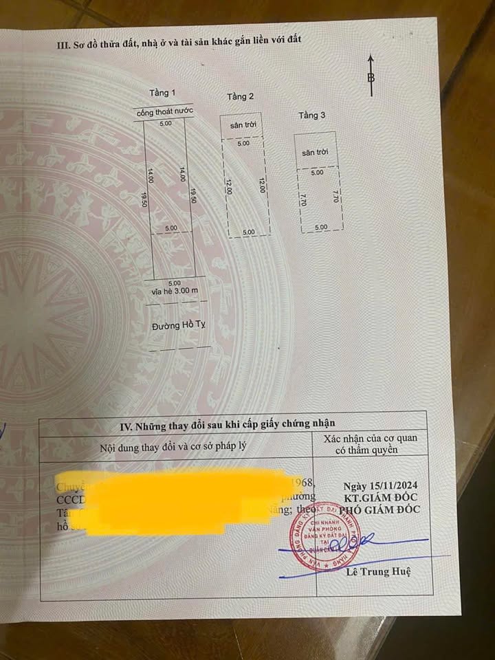 Nhà 3 tầng đường Hồ Tỵ, Hòa Xuân, Đà Nẵng 97,5m² giá 6,5 tỷ - Vị trí ổn định lâu dài!