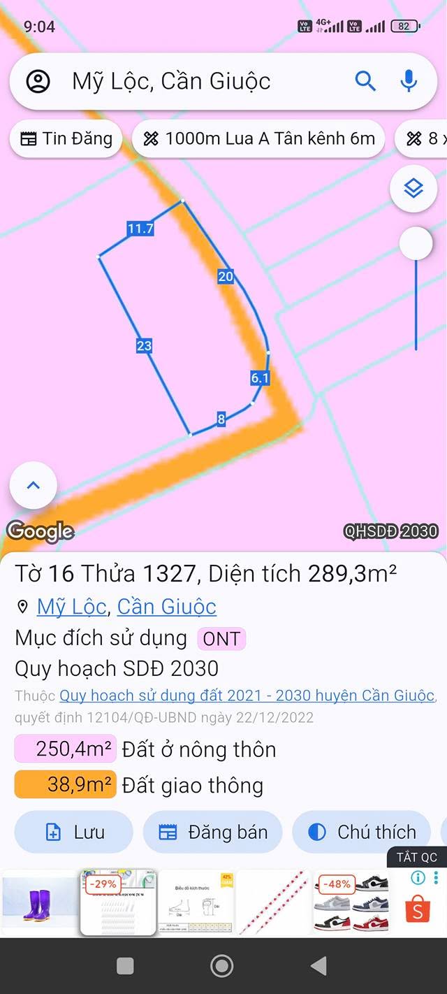 Nhà cấp 4 Cần Giuộc Long An 253m² giá 2.8 tỷ - Đầu tư sinh lời ngay!