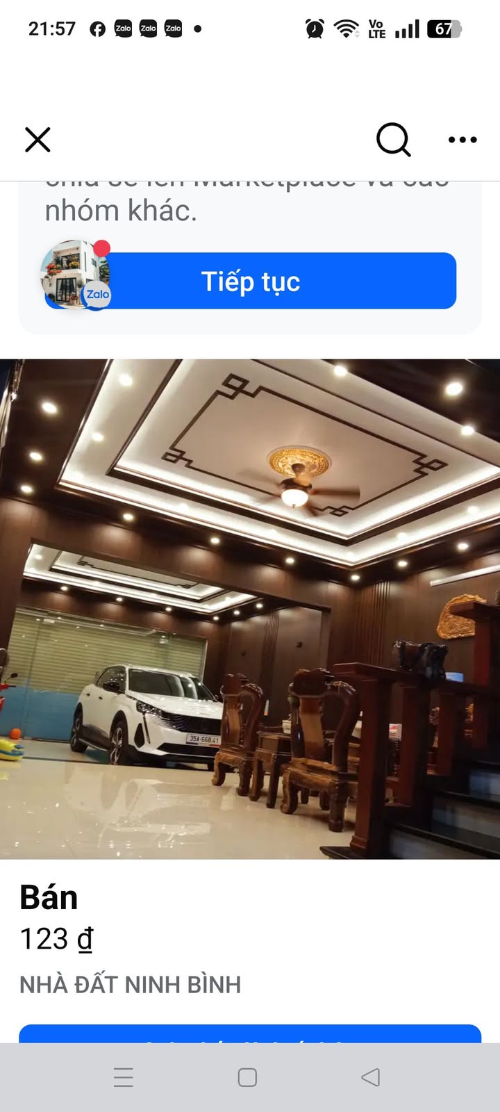 Nhà 3 tầng phố Thành Bình, Ninh Bình 114m² - Chính chủ bán gấp!