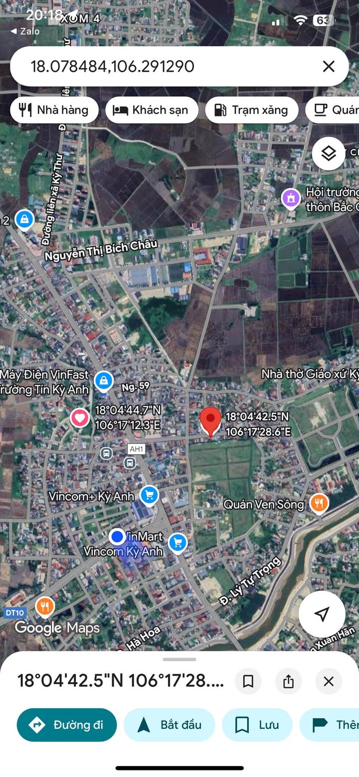 Nhà mặt phố Cống Cu Tý, Huyện Nghi Xuân, 136m² giá 3 tỷ - Chính chủ bán gấp!