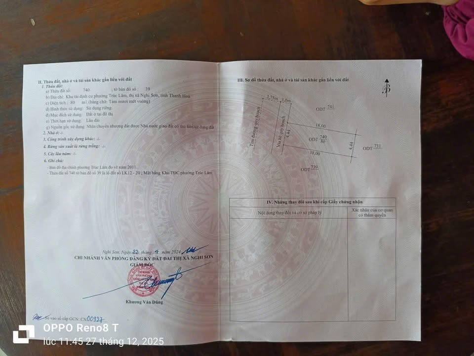 Đất nền TDC Trúc Lâm Nghi Sơn 80m² giá 8xx triệu - Đường rộng thoáng mát!