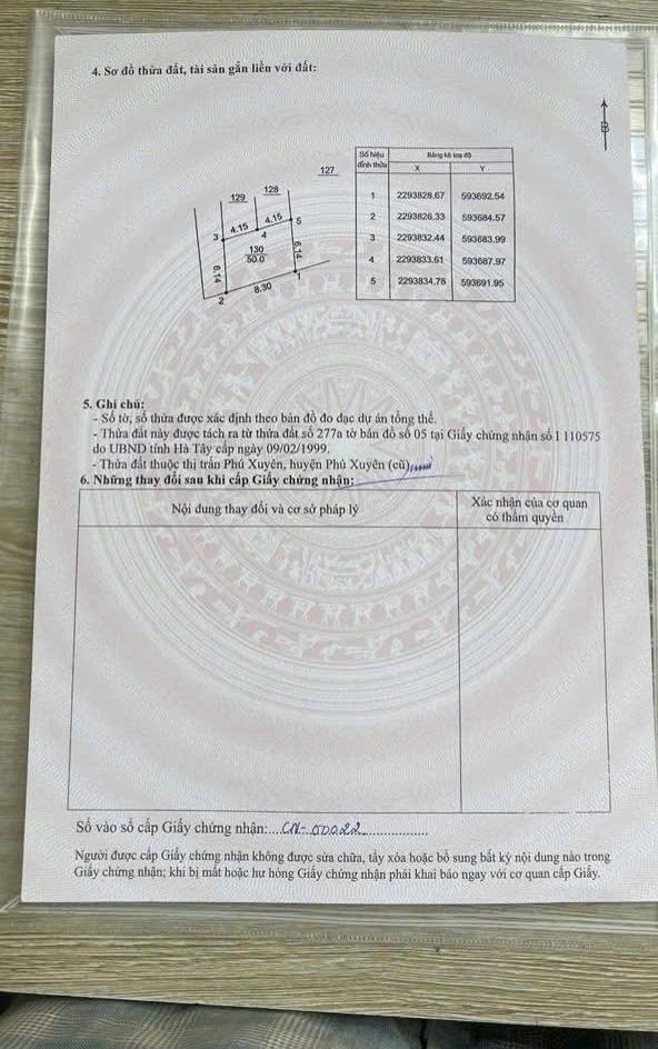 Đất nền Thị trấn Đông Đoài, Phú Xuyên 50m² - Giá chỉ hơn 1 tỷ, cơ hội hiếm có!