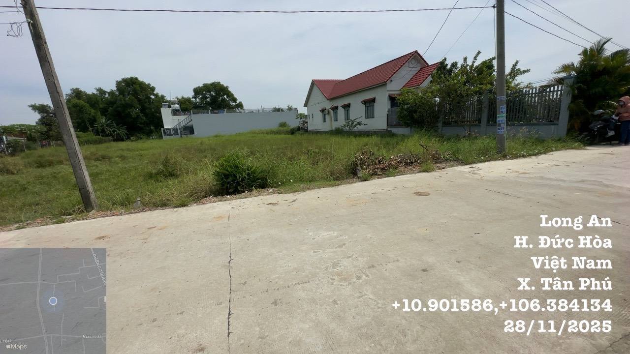 Đất thổ cư 200m² tại Thị Trấn Hậu Nghĩa, Đức Hòa - Sổ hồng chính chủ, giá thỏa thuận!