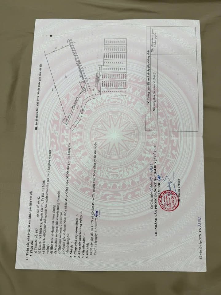 Lô đất mặt tiền đường 145, Bình Mỹ, Củ Chi 6962m² giá chỉ 1.9 triệu/m² - Đầu tư sinh lời tuyệt vời!