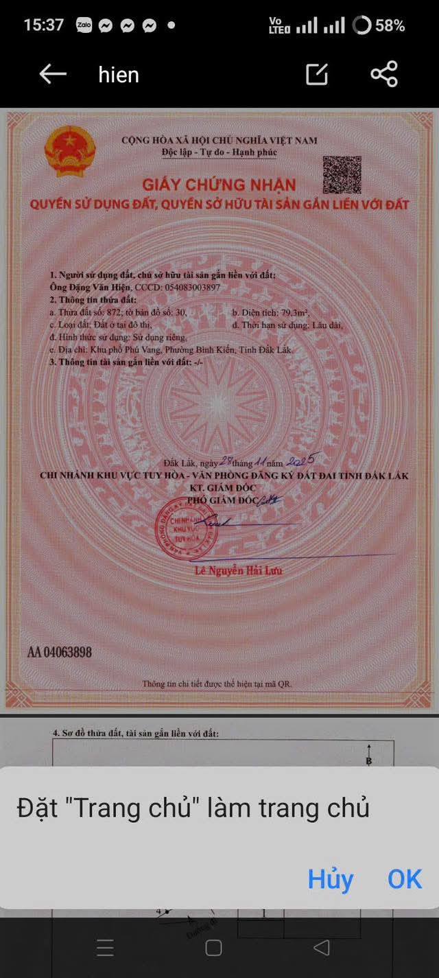 Nhà bán tại Phú Vang, Tuy Hoà 104m² giá 1.05 tỷ - Sổ hồng trao tay!