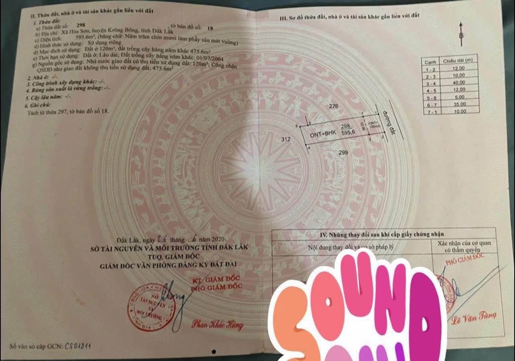 Đất nền thôn Tân Sơn, xã Hòa Sơn, 600m² giá 6.96 tỷ - Tiềm năng sinh lời cao!