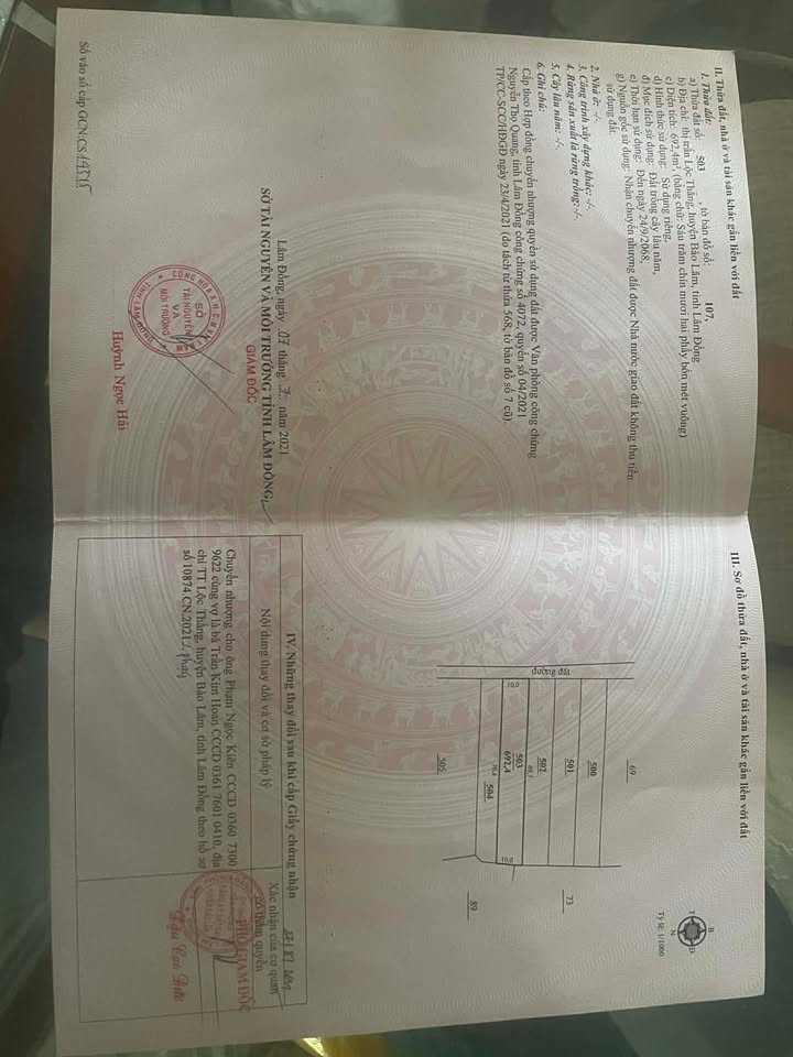 Đất nền chính chủ tại Bảo Lâm 145m² giá 1.4 tỷ - Cần bán gấp!