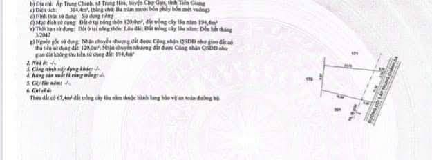 Nhà cấp 4 314m² tại xã Tân Bình, Đồng Tháp giá 1.4 tỷ - Phù hợp định cư lâu dài