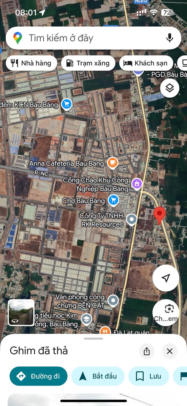 Đất nền Bàu Bàng 850m² giá 3.5 tỷ - Cơ hội đầu tư tuyệt vời!