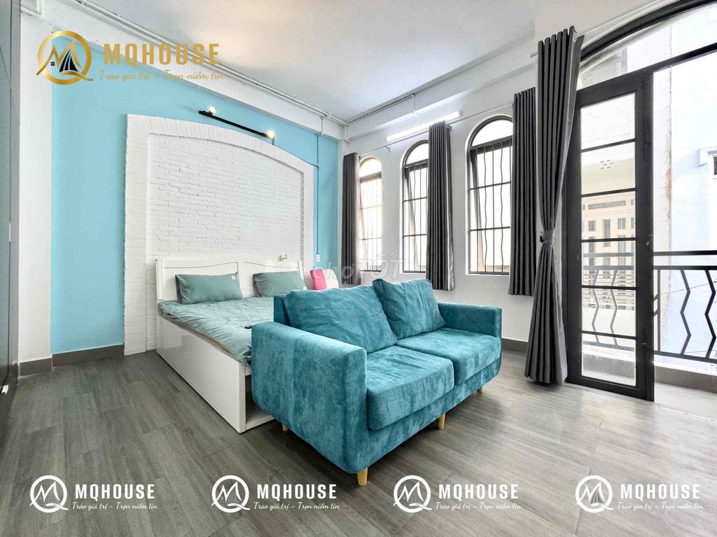 Căn Hộ 1PN Bancol 45m² Tô Hiến Thành Quận 10 giá 8.4 triệu - Đầy đủ tiện nghi, an ninh