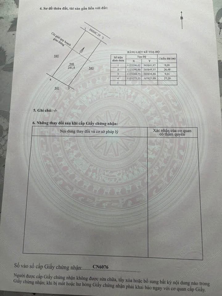 Đất thổ cư mặt tiền HL 29, xã Định Thủy, 241m² giá chỉ 850 triệu - Cơ hội đầu tư hấp dẫn!