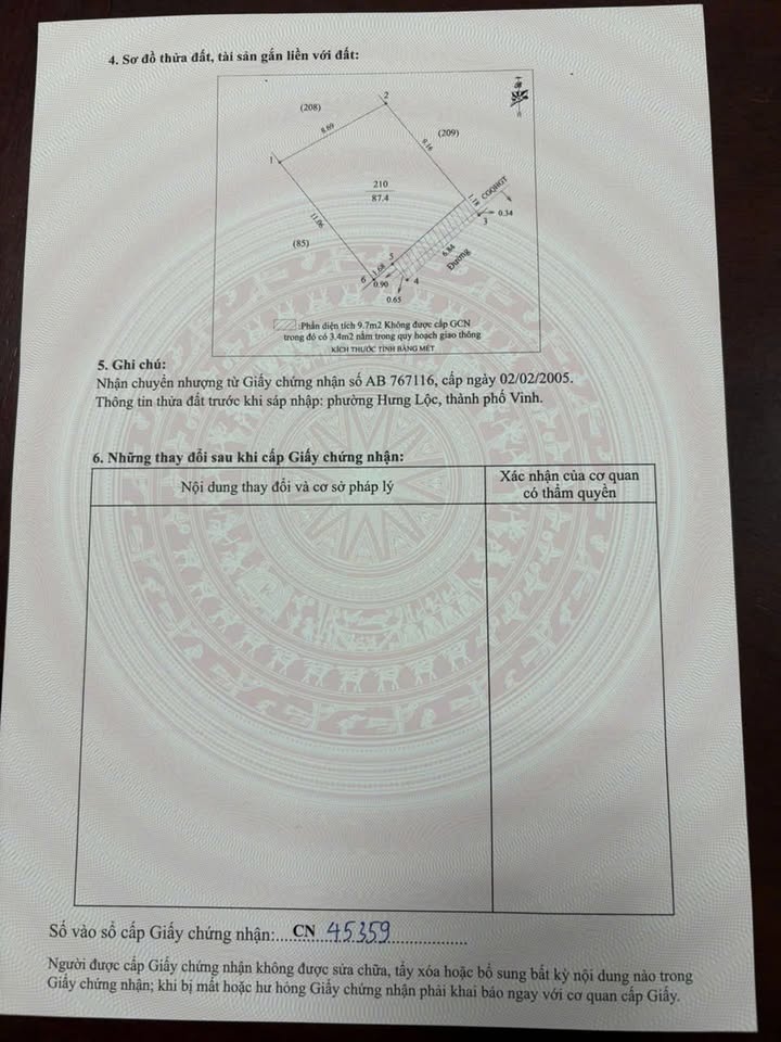 Đất trung tâm Hưng Dũng 87.4m² giá 3.4 tỷ - Đầu tư sinh lời ngay!