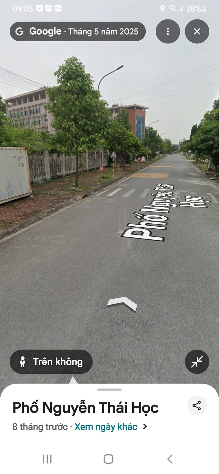 Đất nền Phủ Lý 95m² giá 6.175 tỷ - Mặt tiền đường Nguyễn Thái Học