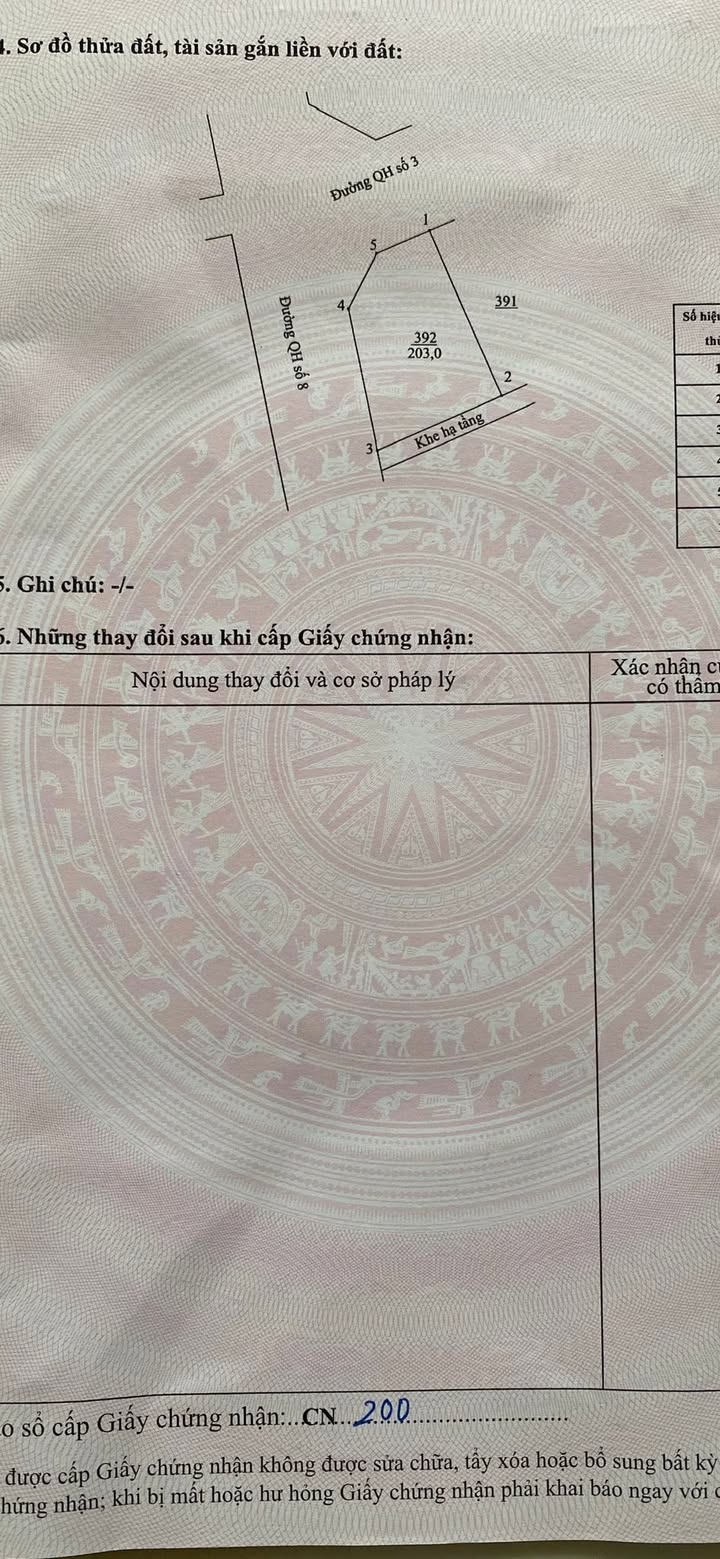 Đất nền lô góc 203m² tại xã Quang Hưng, Huyện Phù Cừ - Giá chỉ 4 tỷ!