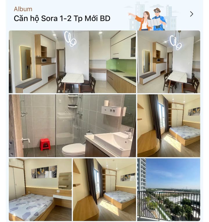 Căn hộ Sora 2 Thủ Dầu Một 74m² giá 3.7 tỷ - Không gian thoáng đãng, giá tốt!