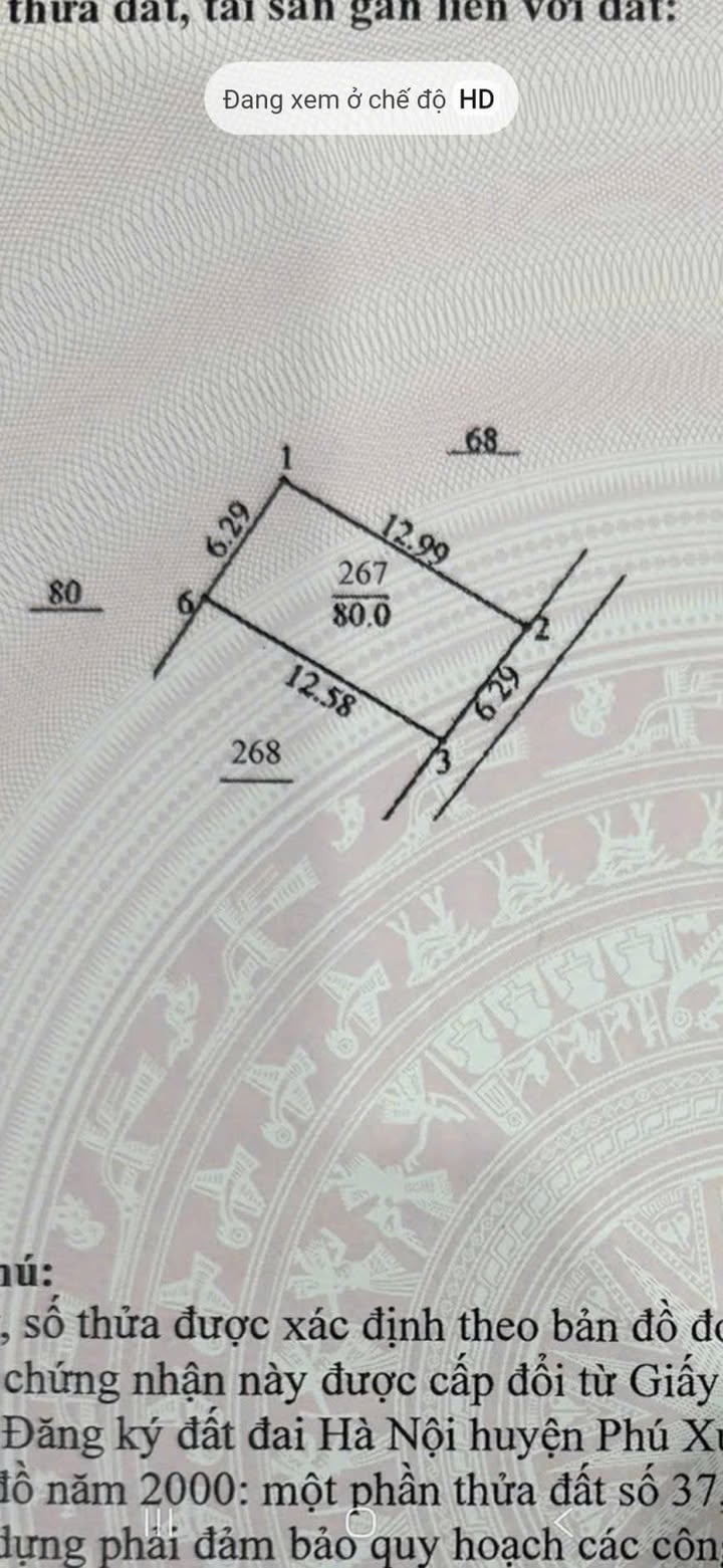Đất thổ cư Thôn Chung Chản, Xã Văn Tự, 80m² - Đầu tư sinh lời