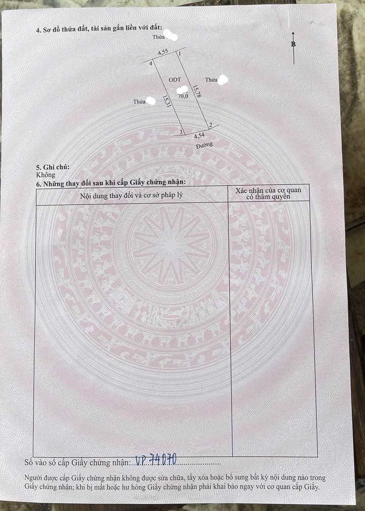 Đất nền Phường Ninh Mỹ, Ninh Bình 70m² giá 2 tỷ - Vị trí đẹp gần sân vận động!