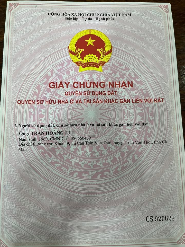 Đất nền xã Khánh An, Cà Mau 300m² giá 1.25 tỷ - Đầu tư sinh lời tuyệt vời!