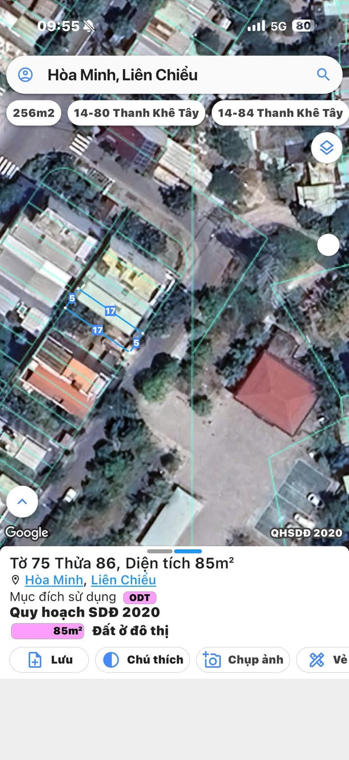 Đất mặt tiền đường Hòa Phú 14, Quận Liên Chiểu, 85m² giá 4.99 tỷ - Cơ hội đầu tư tuyệt vời!