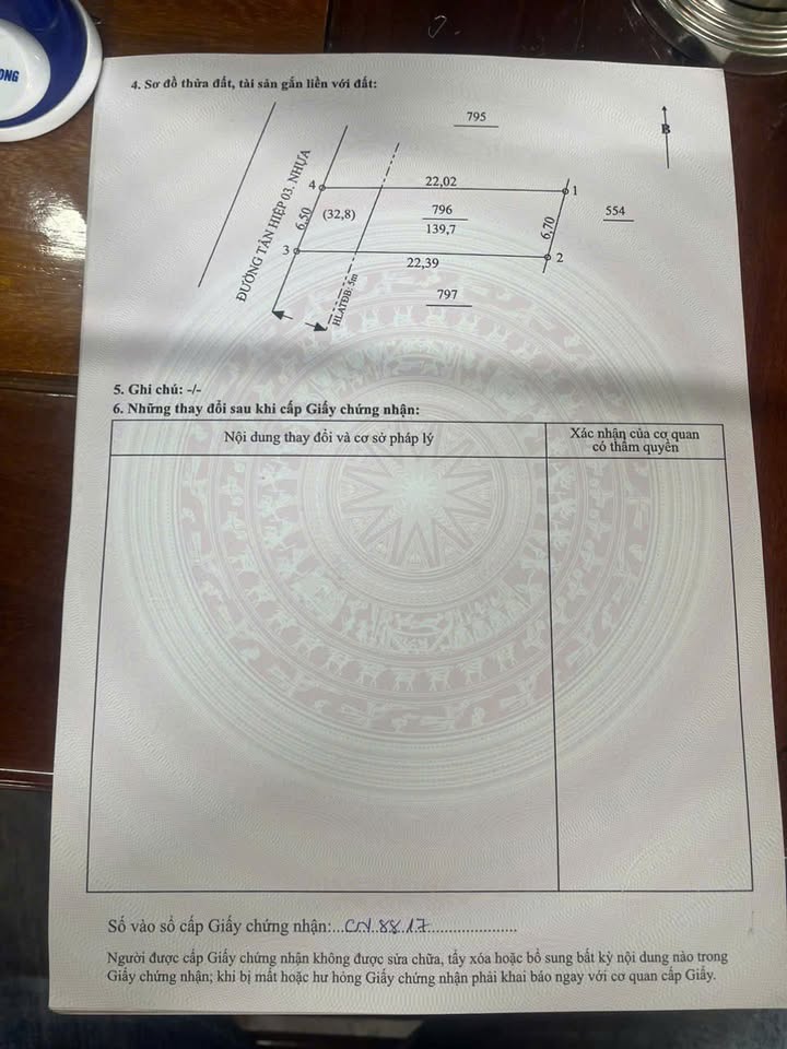 Đất nền xã Phước Thạnh, Củ Chi 143m² giá 700 triệu - Sổ đỏ chính chủ