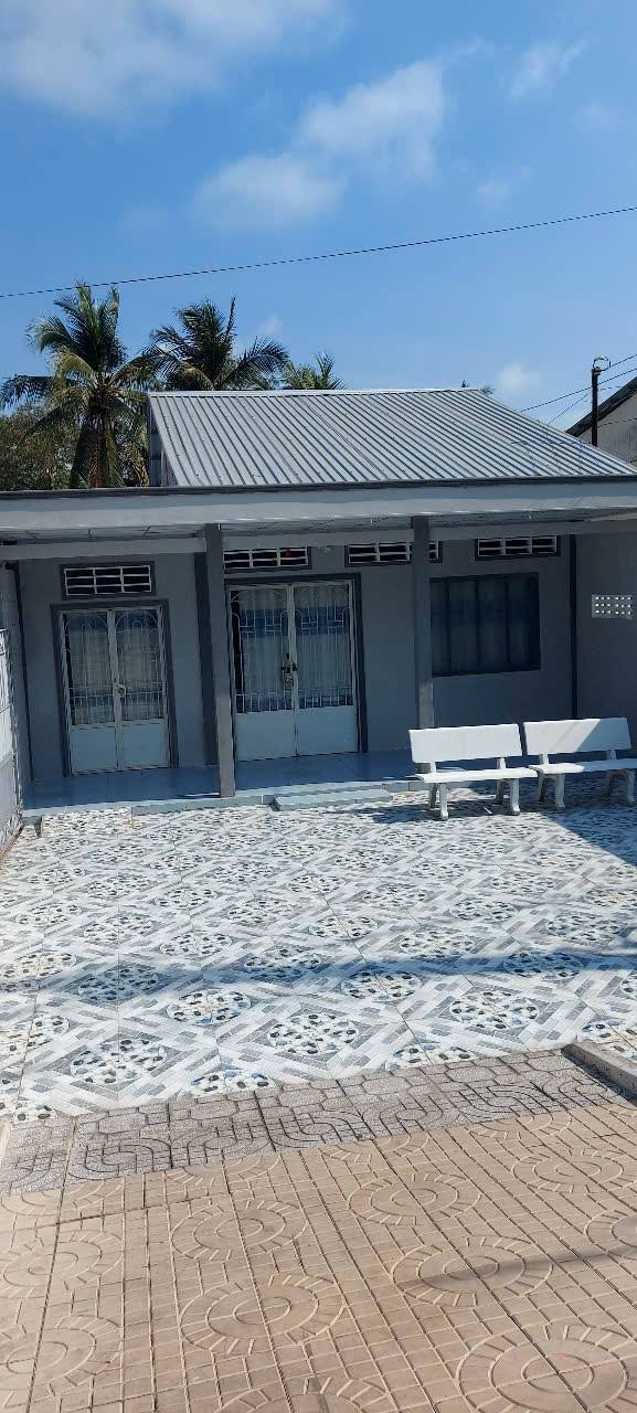 Nhà cấp 4 cho thuê tại xã Hòa Phú, Vĩnh Long 112m² - View sông mát mẻ!