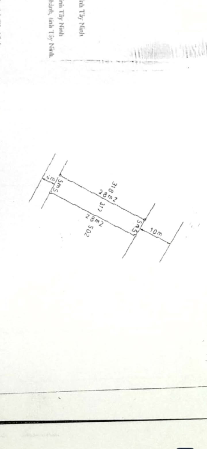 Đất thổ cư hẻm Nguyễn Văn Linh, Hòa Thành, Tây Ninh - Giá 1.694 tỷ, hướng Đông nam