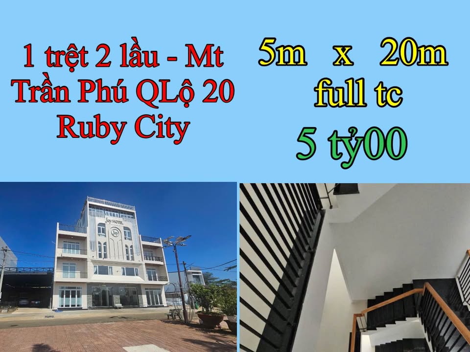 Nhà FrontHouse RuBy City Bảo Lộc 100m² giá 5 tỷ - Chính chủ bán gấp!