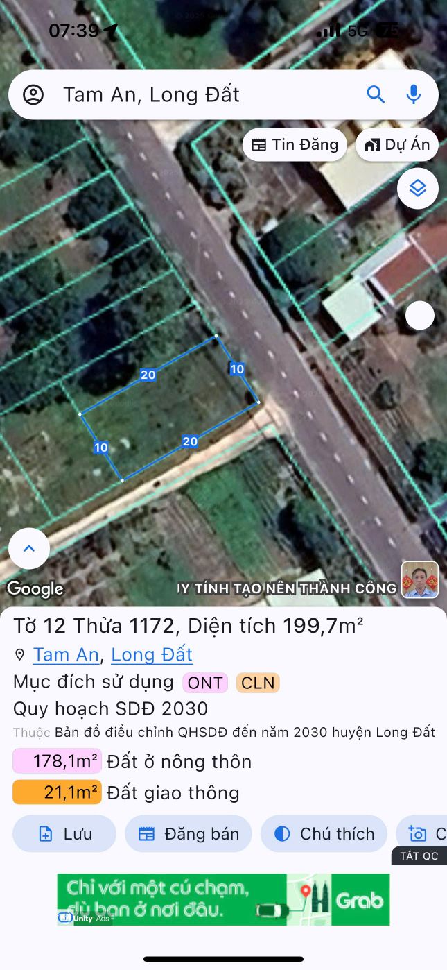 Đất nền Tam An - Long Điền 200m² giá 2 tỷ - Sổ đỏ chính chủ!