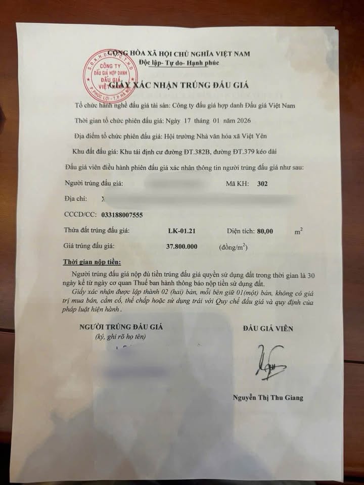 Đất nền dự án Giãn dân Minh Châu, Yên Mỹ 80m² giá 3 tỷ - Cơ hội đầu tư hấp dẫn!