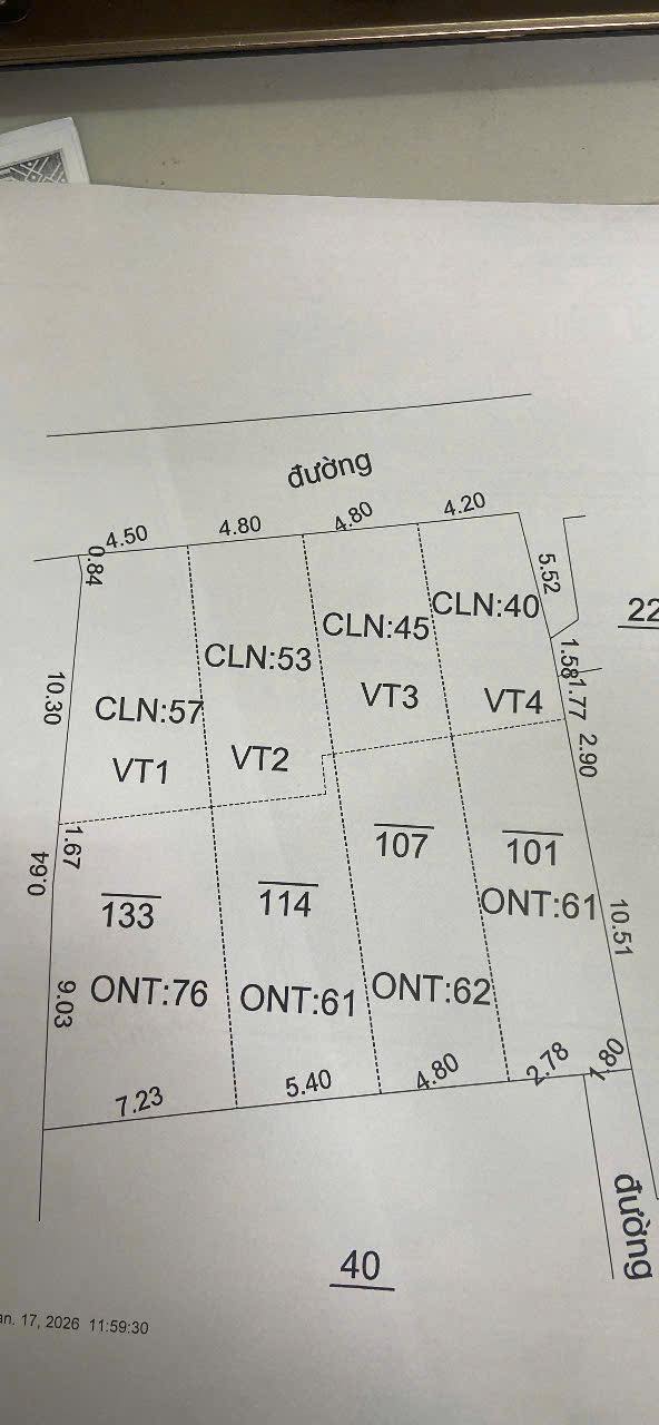 Đất nền xã Bình An, Huyện Bình Lục, 101m² chỉ từ 500 triệu - Cơ hội đầu tư vàng!