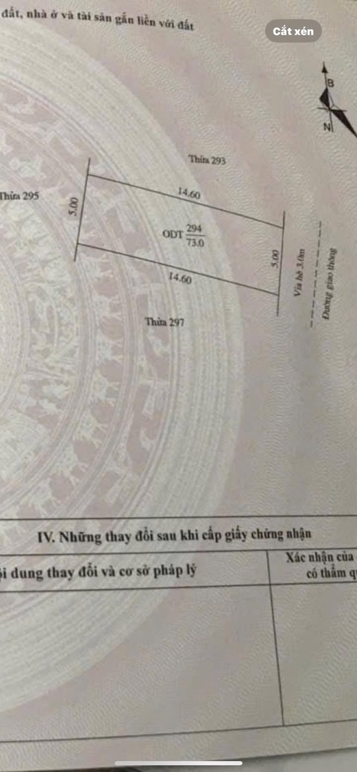 Đất nền khu Tái định cư Ngọc Châu, Hải Phòng 73m² giá 3 tỷ - Vị trí thuận lợi cho đầu tư