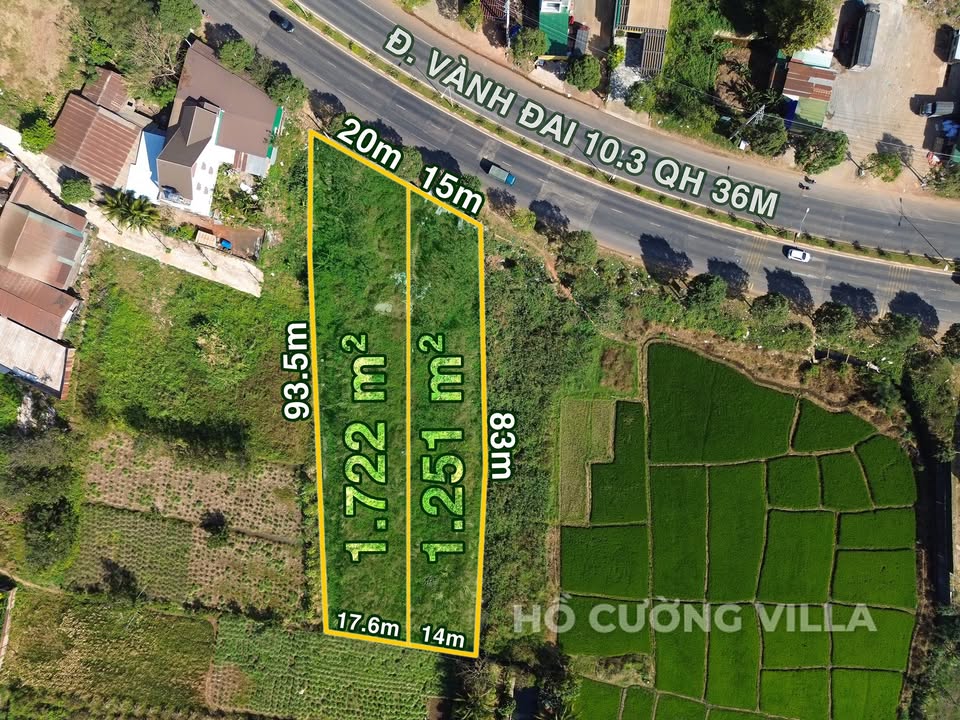 Đất nền mặt tiền đường vành đai 10-3 Buôn Ma Thuột 3000m² giá 24 tỷ - Cơ hội đầu tư hấp dẫn!