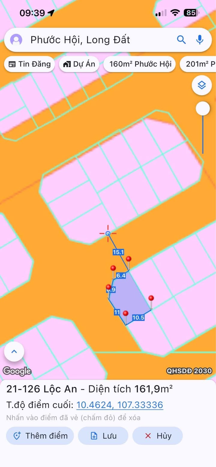 Đất nền xã Phước Hải, 176m² giá từ 1.75 tỷ - Đầu tư sinh lời ngay!
