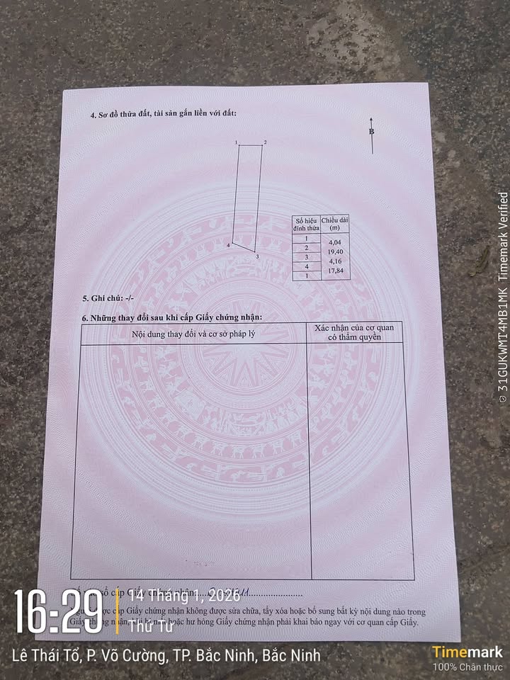 Đất thổ cư Phường Nam Sơn, Bắc Ninh 75m² giá 2 tỷ - Nằm trên mặt đường chính!