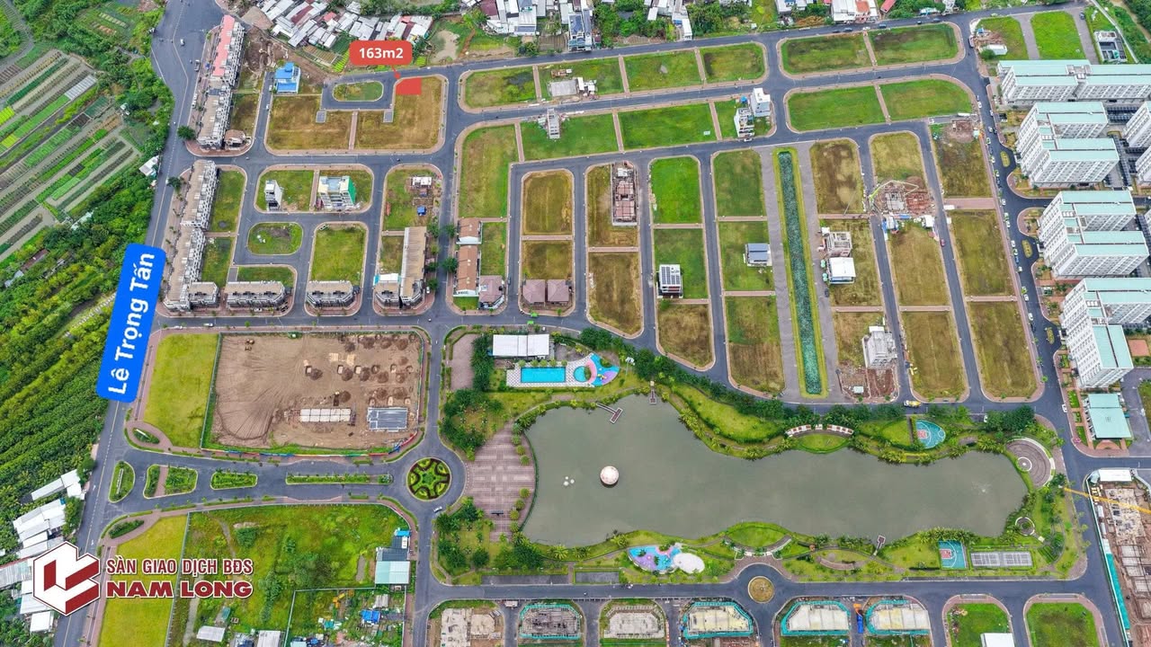 Đất nền KDC Nam Long 2, Cần Thơ 163m² - Đối diện công viên