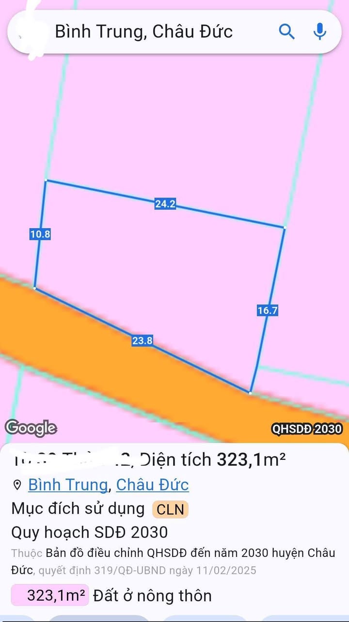 Nhà mặt tiền đường nhựa 24m² tại Bình Trung, Châu Đức - Giá chỉ 1.19 tỷ!