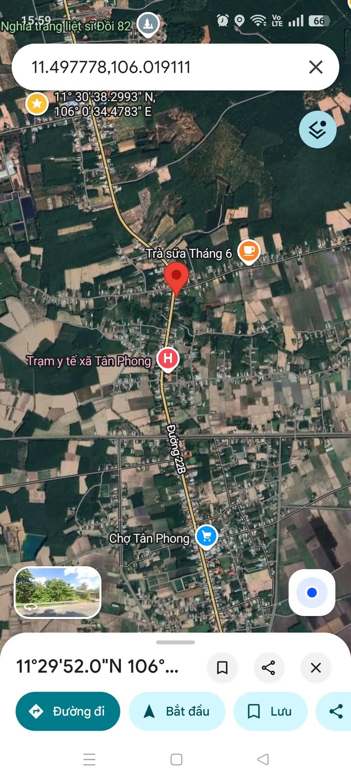 Đất mặt tiền QL 22B, xã Tân Phong, 640m² giá 1.7 tỷ - Cơ hội đầu tư sinh lời!