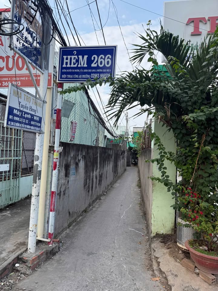 Đất nền hẻm Nguyễn Tri Phương Châu Đốc 39,9m² giá chỉ 399 triệu - Sổ hồng chính chủ!