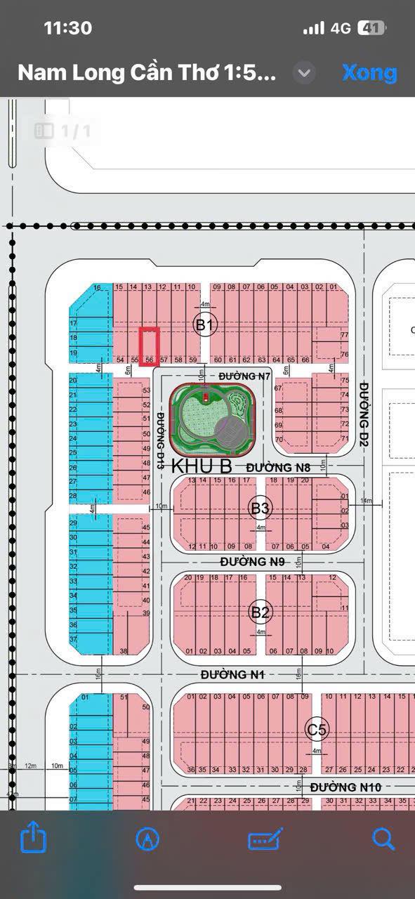 Đất nền NamLong Central Lake 90m² giá 3.3 tỷ - Sở hữu lâu dài, xây dựng tự do!