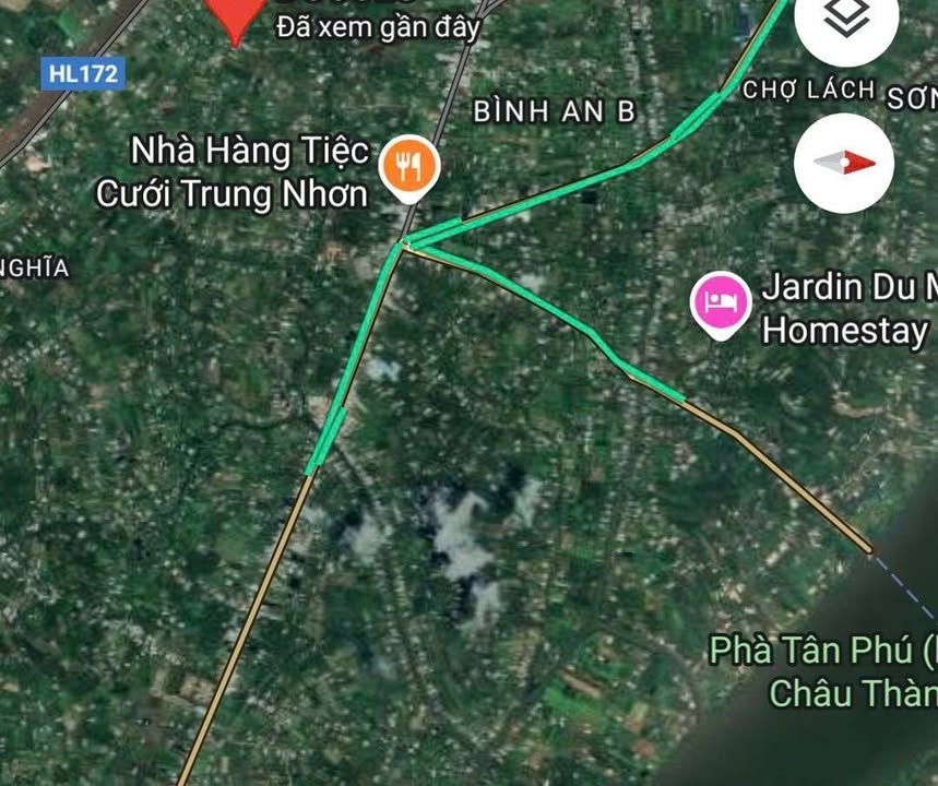 Đất vườn sầu riêng tại xã Hòa Nghĩa, huyện Chợ Lách, 1493m² - Giá bán 2 tỷ nhanh tay sở hữu!