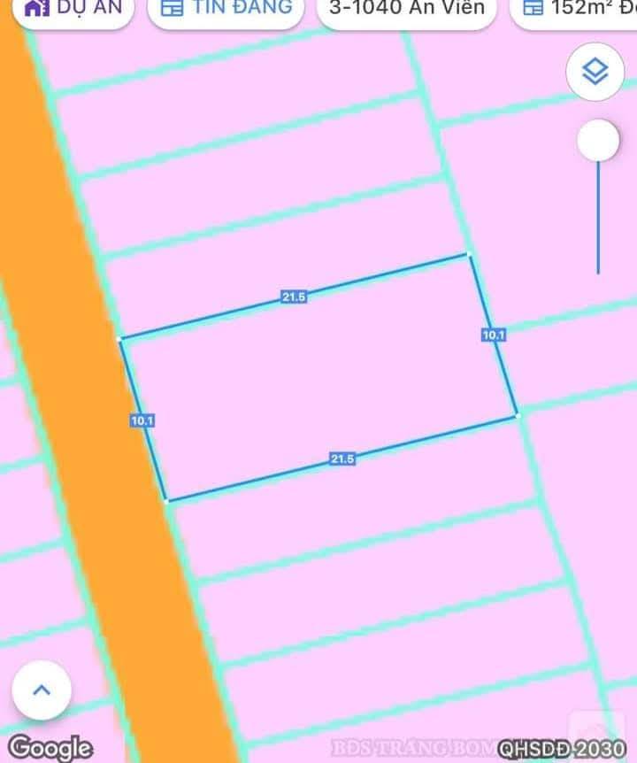 Đất nền Xã Đồi 61 - Trảng Bom 215m² giá 1.5 tỷ - Vị trí thuận lợi, dân cư đông đúc!